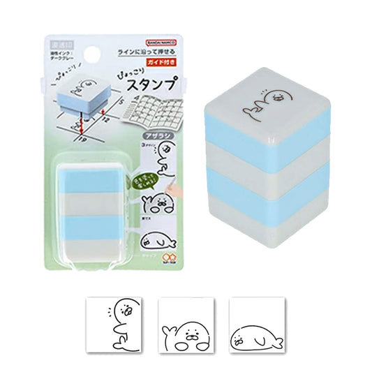 Sun - Star Pyokkori Stamp Set 2nd Edition Seal - Pre - inked Stamps