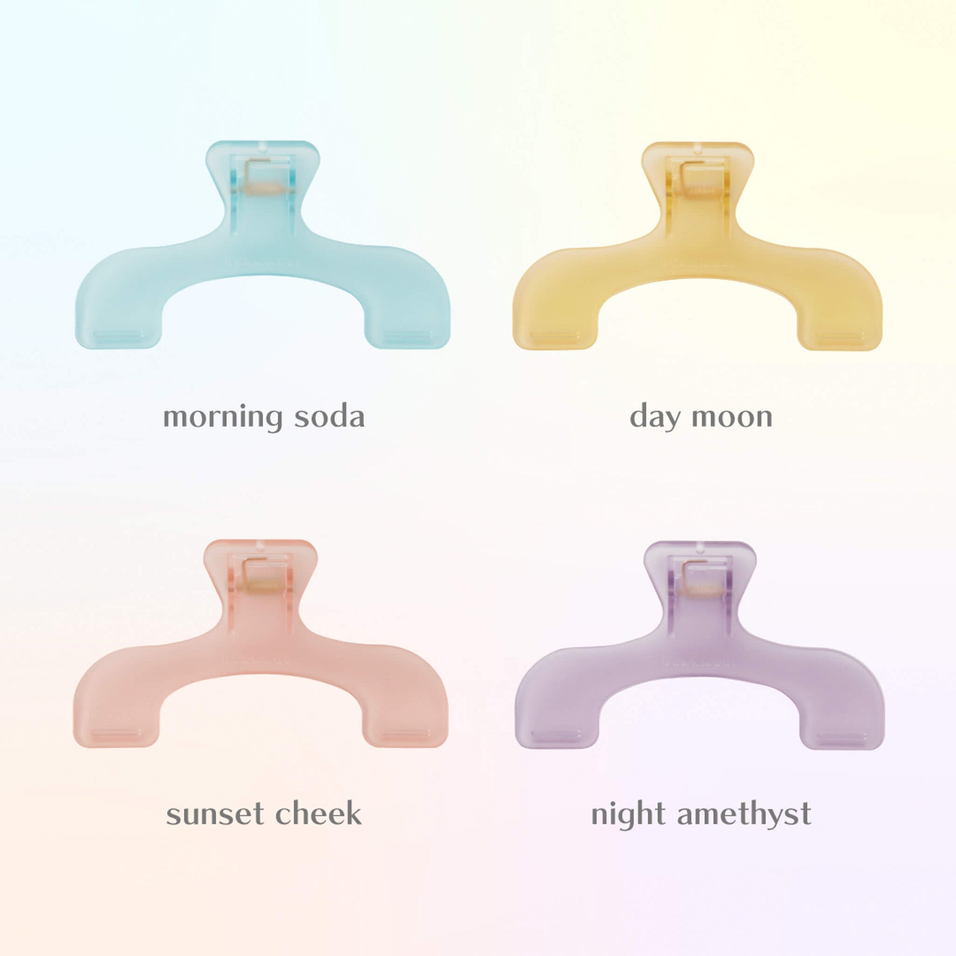 Sun - Star Ukanmuri U - shaped Clip Clear Color - Morning Soda - Clips