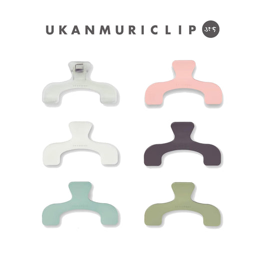 Sun - Star Ukanmuri U - shaped Clip Petit - Watery Clear - Clips