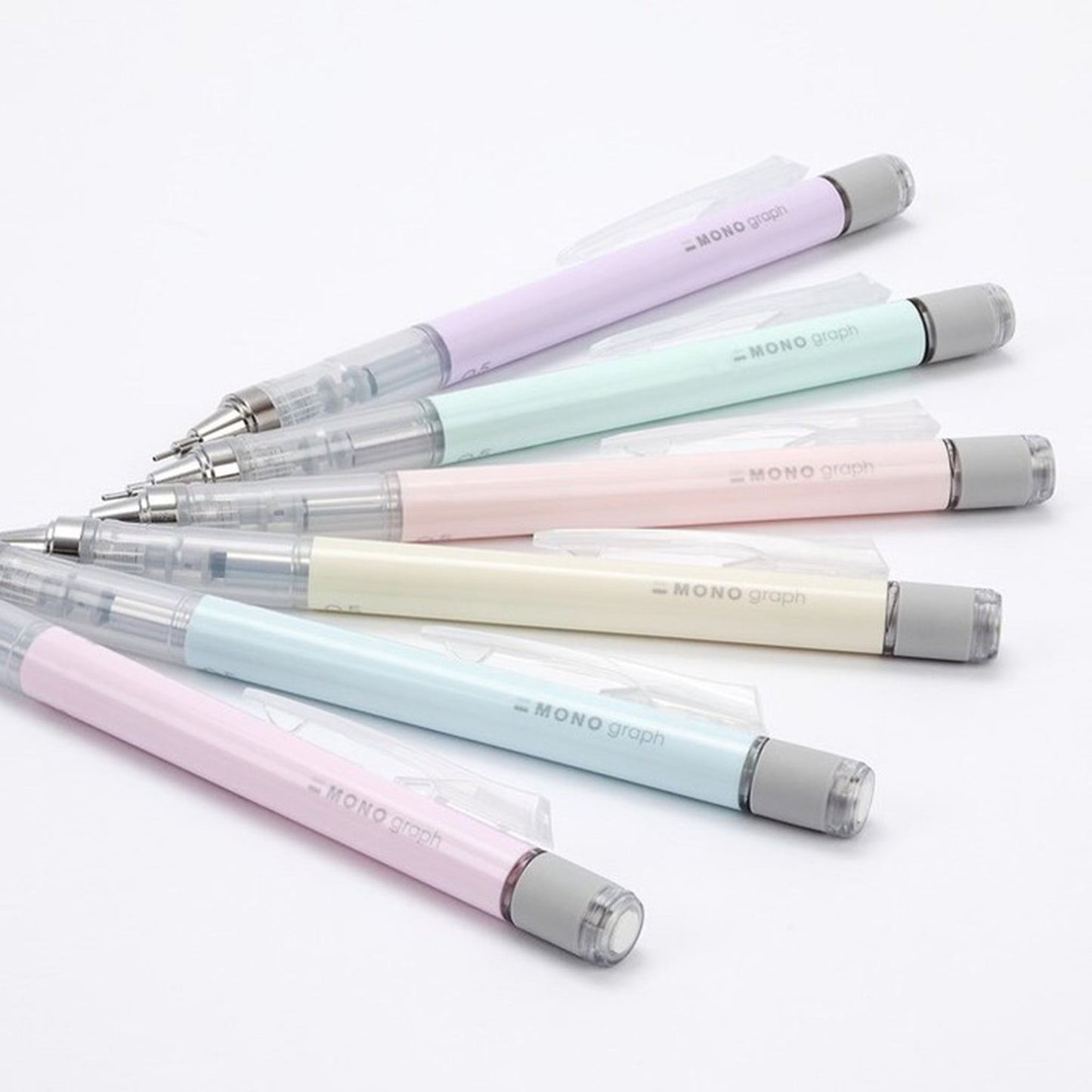 Tombow MONO Graph Mechanical Pencil Pastel Color Barrel Series 0.5mm - Sakura Pink - Mechanical Pencils