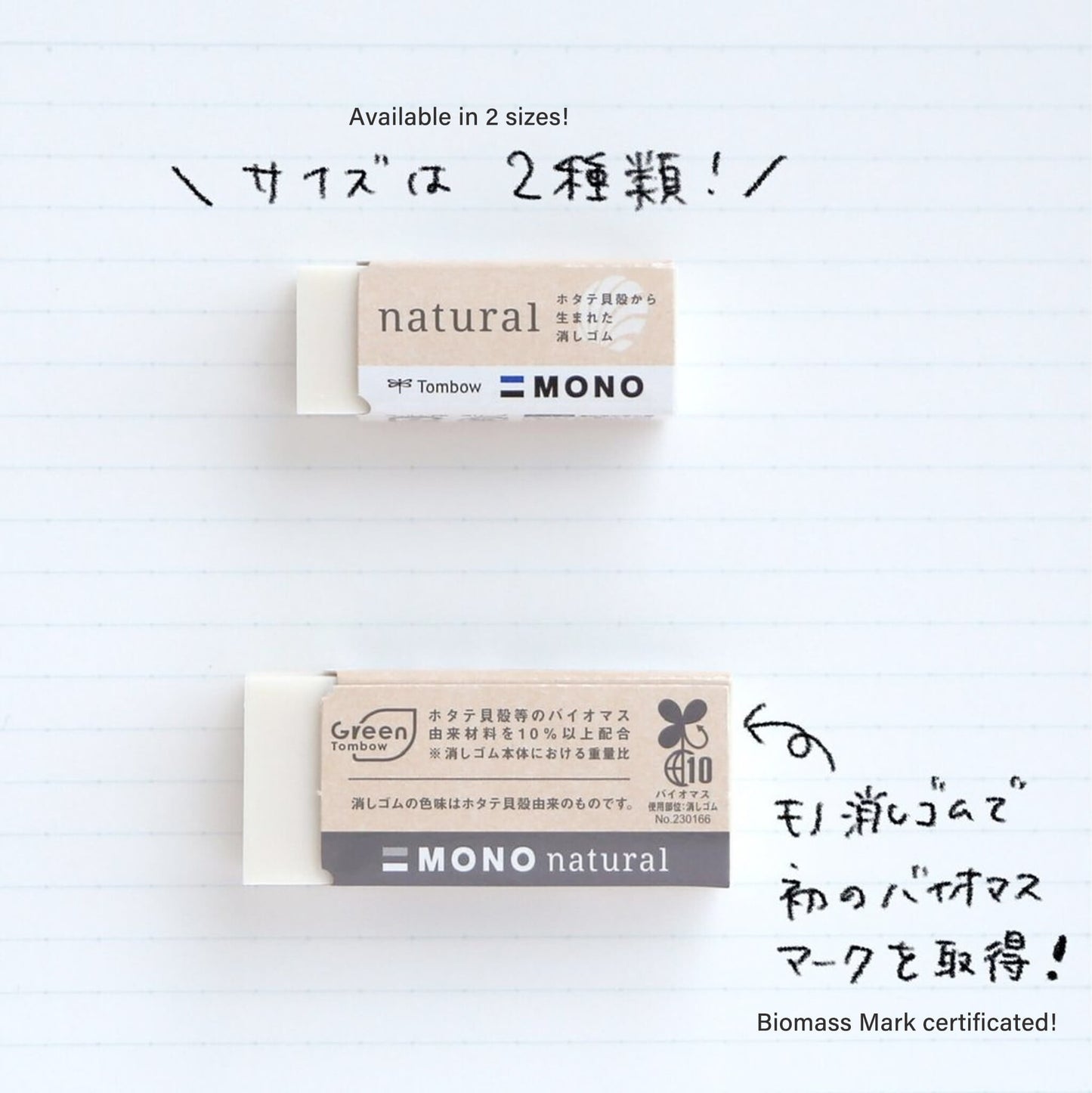 Tombow MONO Natural Eraser - Small - Erasers