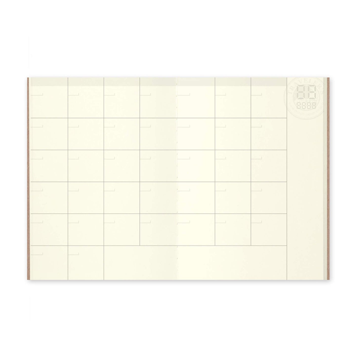 TRAVELER'S notebook - Free Diary <Monthly> Refill 006 - Passport Size - Diaries & Planners