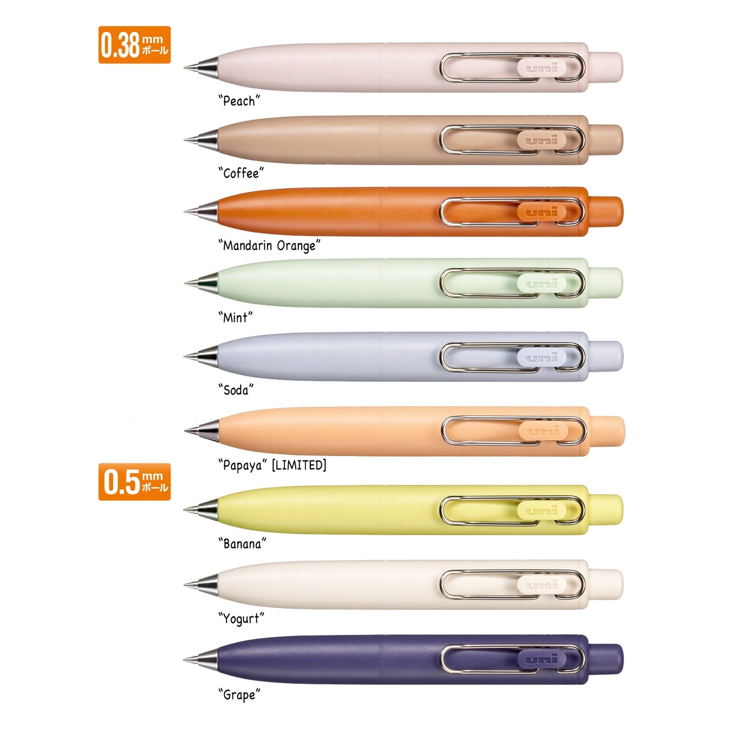 Uni - ball ONE P Gel Pen - 0.38mm | Soda - Gel & Rollerball Pens