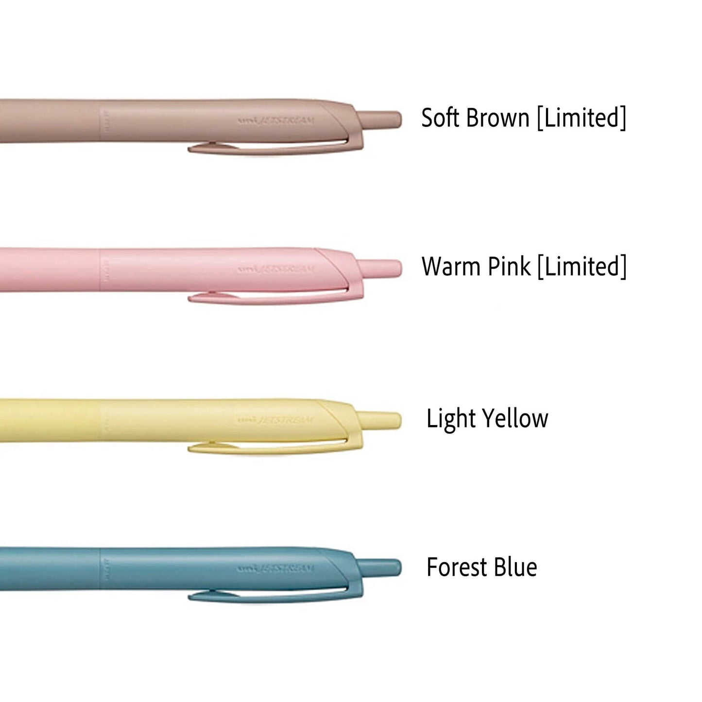 Uni Mitsubishi Jestream Single Ballpoint Pen (with Lite Touch Ink) 0.5mm - Light Blue - Ballpoint Pens