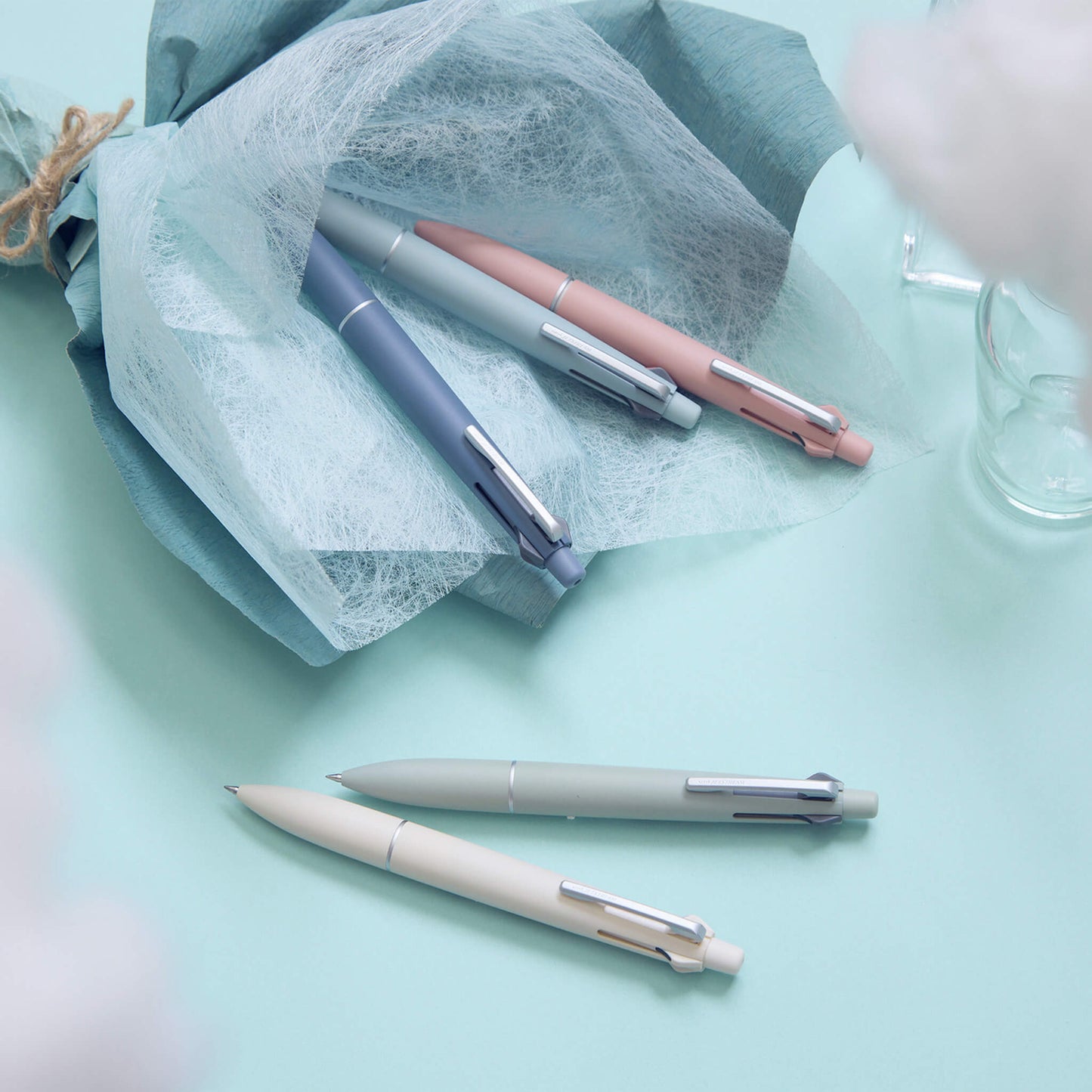 Uni Mitsubishi Jetstream Multi - functional 4&1 Ballpoint Pen (with Lite Touch Ink) - Coral Pink - Multi - Functional Pens