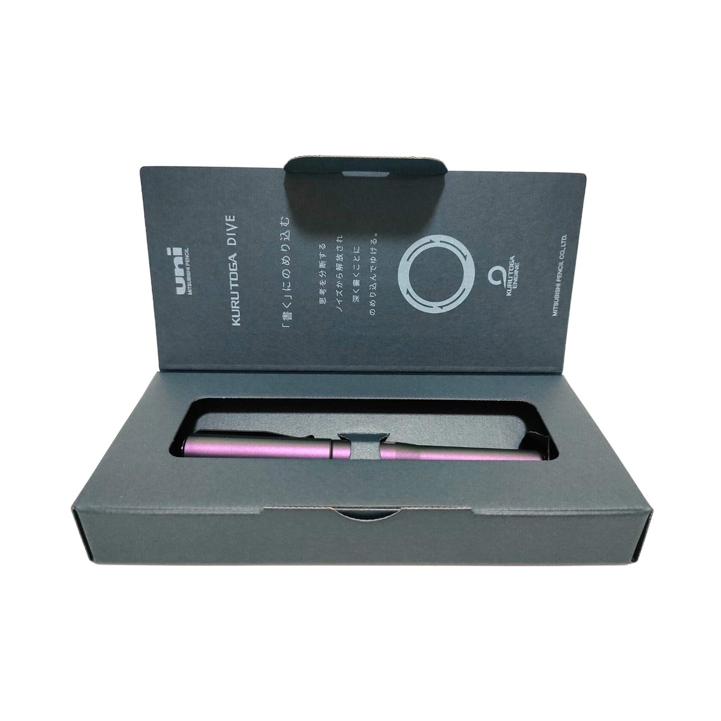 Uni Mitsubishi Kuru Toga Dive Mechanical Pencil 0.5mm Aurora Purple - Mechanical Pencils