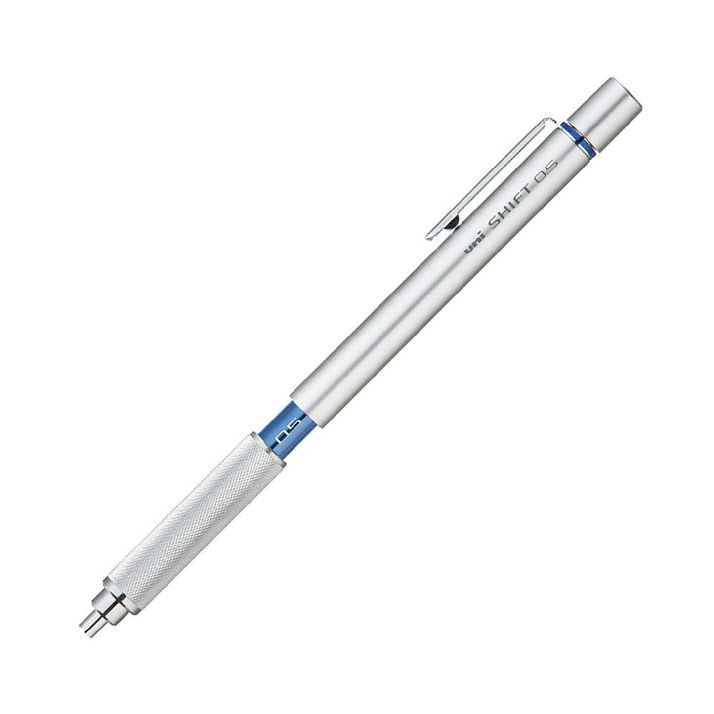Uni Mitsubishi Shift Mechanical Pencil - 0.5mm - Silver - Mechanical Pencils
