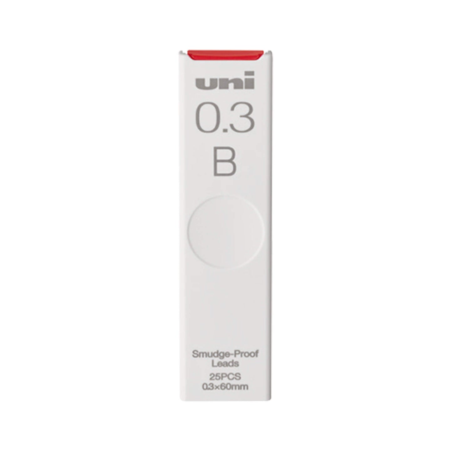 Uni Mitsubishi Smudge - Proof Mechanical Pencil Leads 0.3mm - B - Pencil Leads