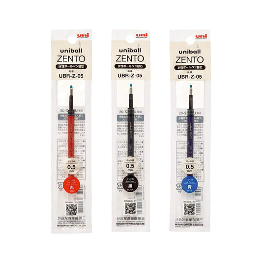 Uniball Zento Gel Pen Refill UBR - Z - 38 0.5mm - Black - Pen Refills