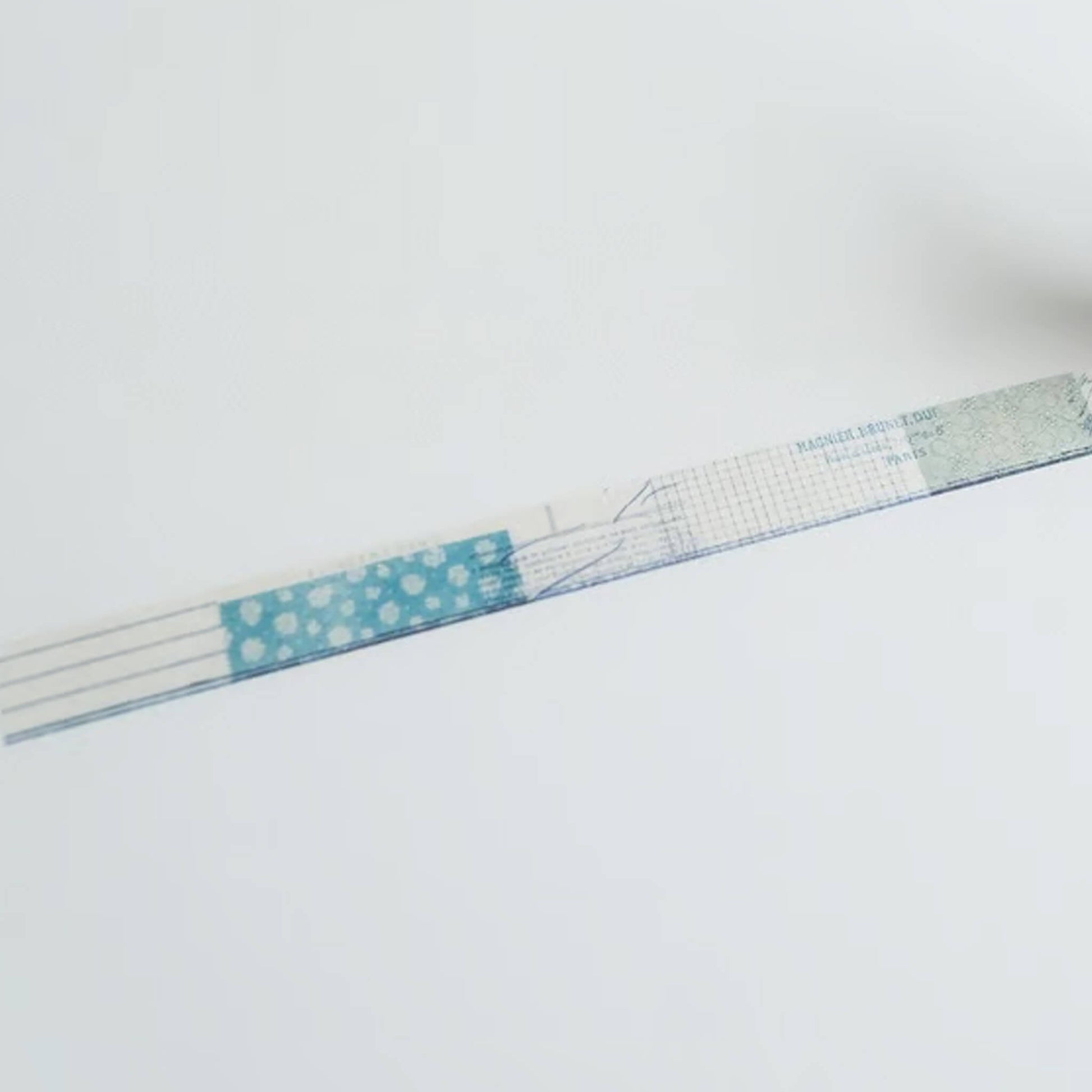 Yohaku × CHECK&STRIPE Washi Tape YC - 022 Winter Gift Yukihana - Washi Tapes