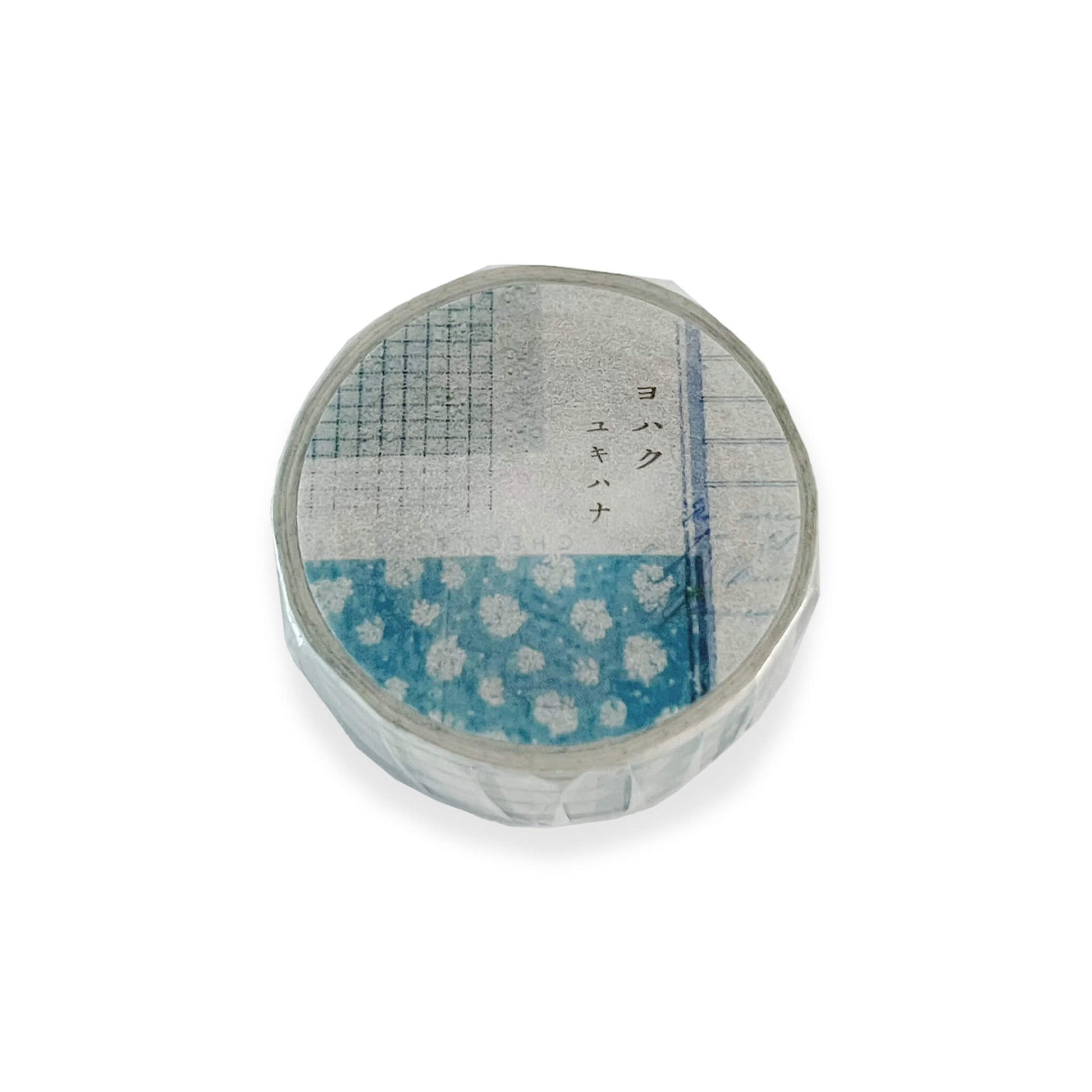 Yohaku × CHECK&STRIPE Washi Tape YC - 022 Winter Gift Yukihana - Washi Tapes