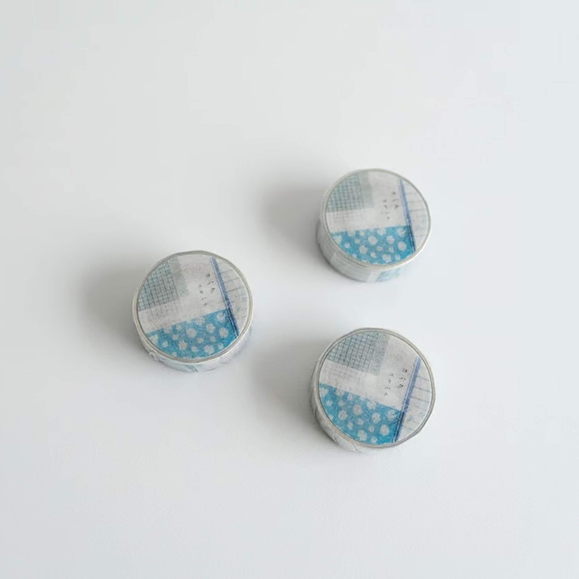 Yohaku × CHECK&STRIPE Washi Tape YC - 022 Winter Gift Yukihana - Washi Tapes