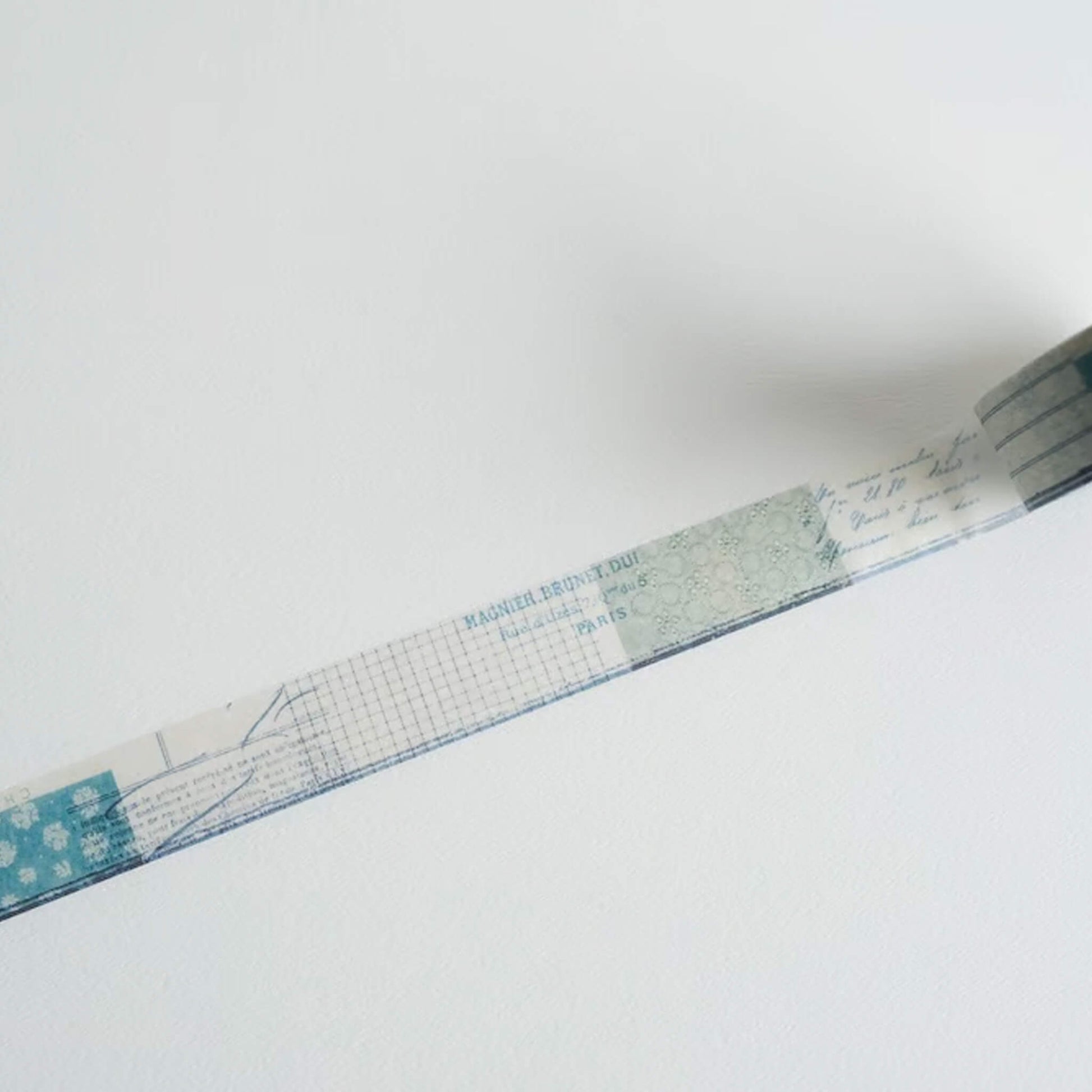 Yohaku × CHECK&STRIPE Washi Tape YC - 022 Winter Gift Yukihana - Washi Tapes