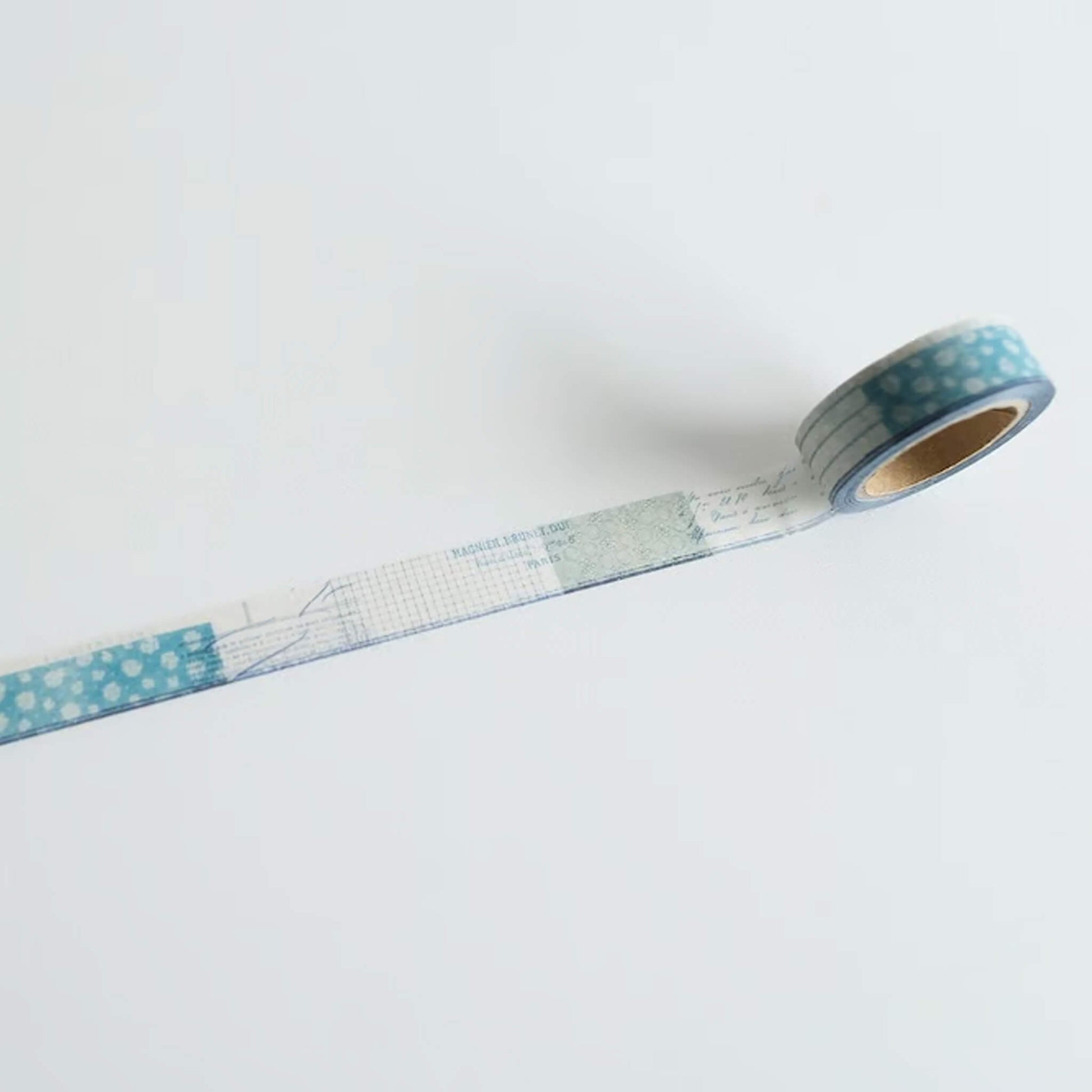 Yohaku × CHECK&STRIPE Washi Tape YC - 022 Winter Gift Yukihana - Washi Tapes