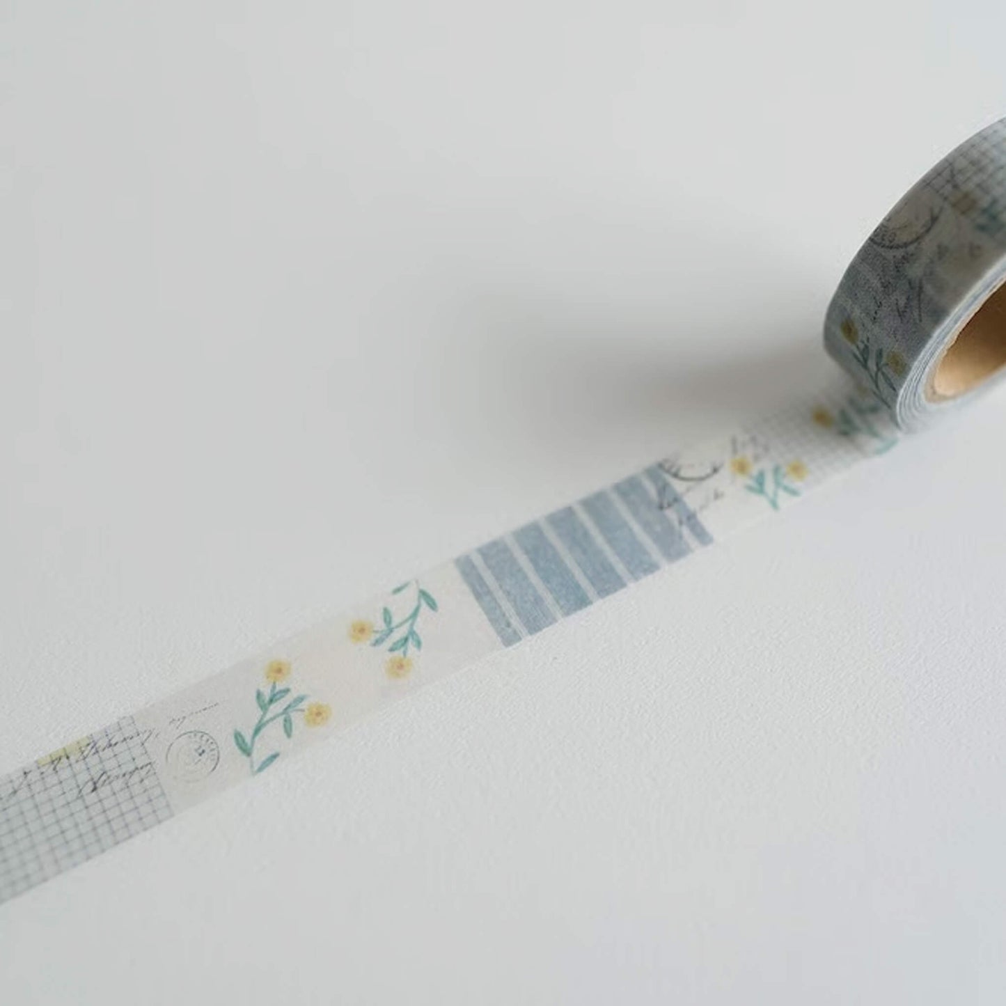 Yohaku × CHECK&STRIPE Washi Tape YC - 023 Winter Gift Rondo - Washi Tapes