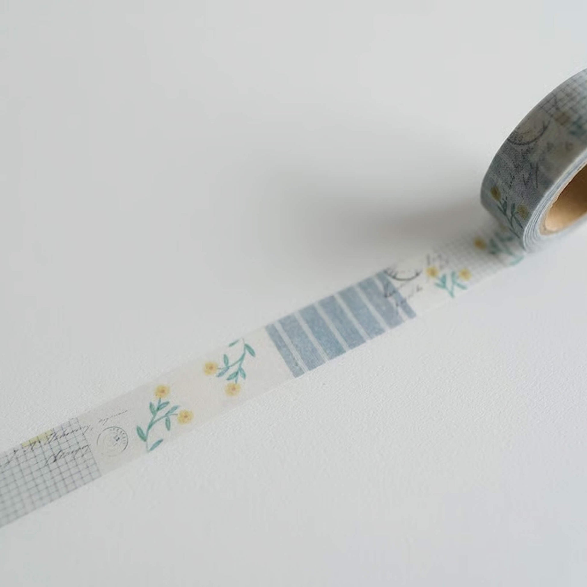 Yohaku × CHECK&STRIPE Washi Tape YC - 023 Winter Gift Rondo - Washi Tapes