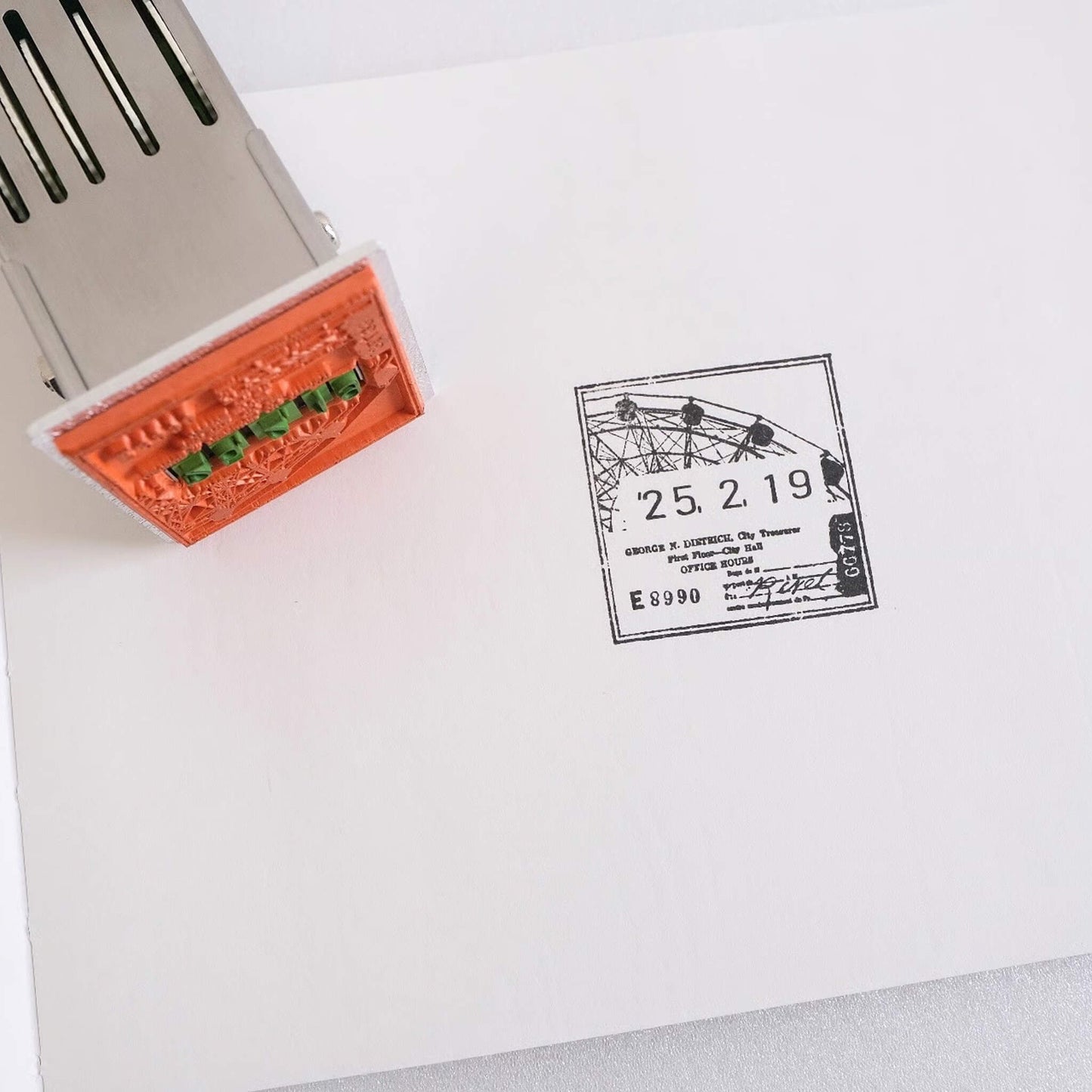 Yohaku Rotating Date Stamp SD - 004 Nostalgia - Rotary Stamps
