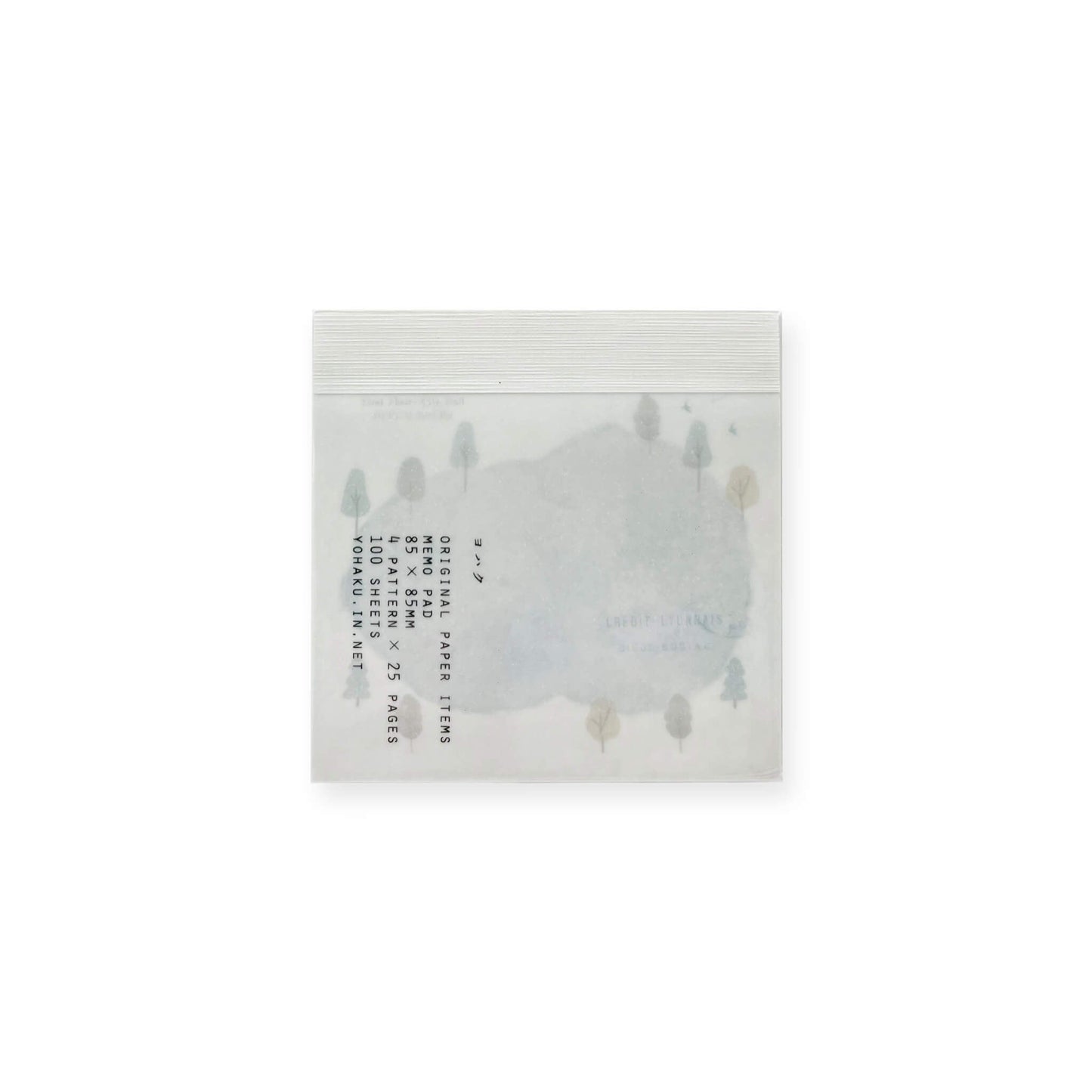 Yohaku Square Memo Pad M - 172 Hiking - Memo Pads