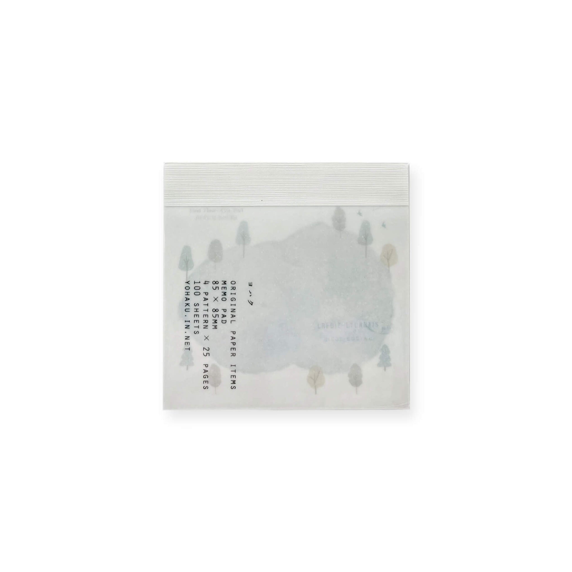 Yohaku Square Memo Pad M - 172 Hiking - Memo Pads