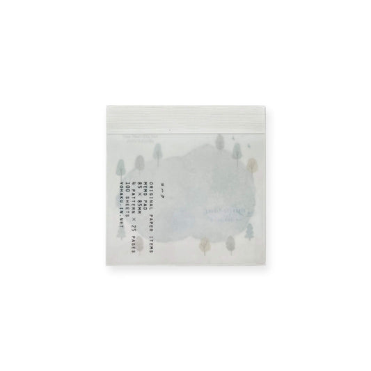Yohaku Square Memo Pad M - 172 Hiking - Memo Pads