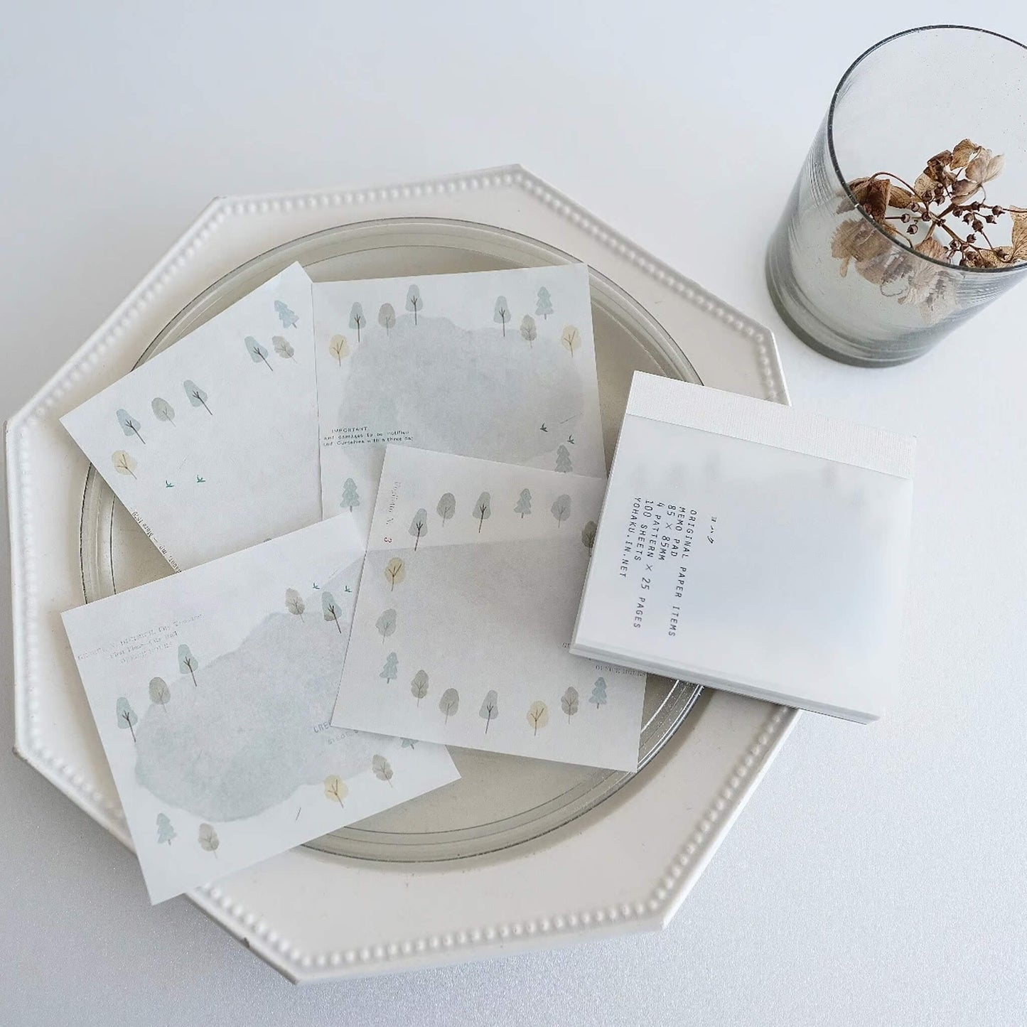 Yohaku Square Memo Pad M - 172 Hiking - Memo Pads