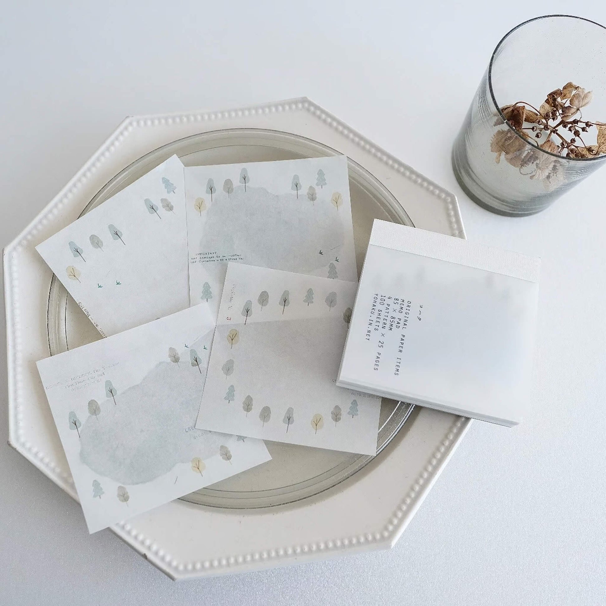 Yohaku Square Memo Pad M - 172 Hiking - Memo Pads