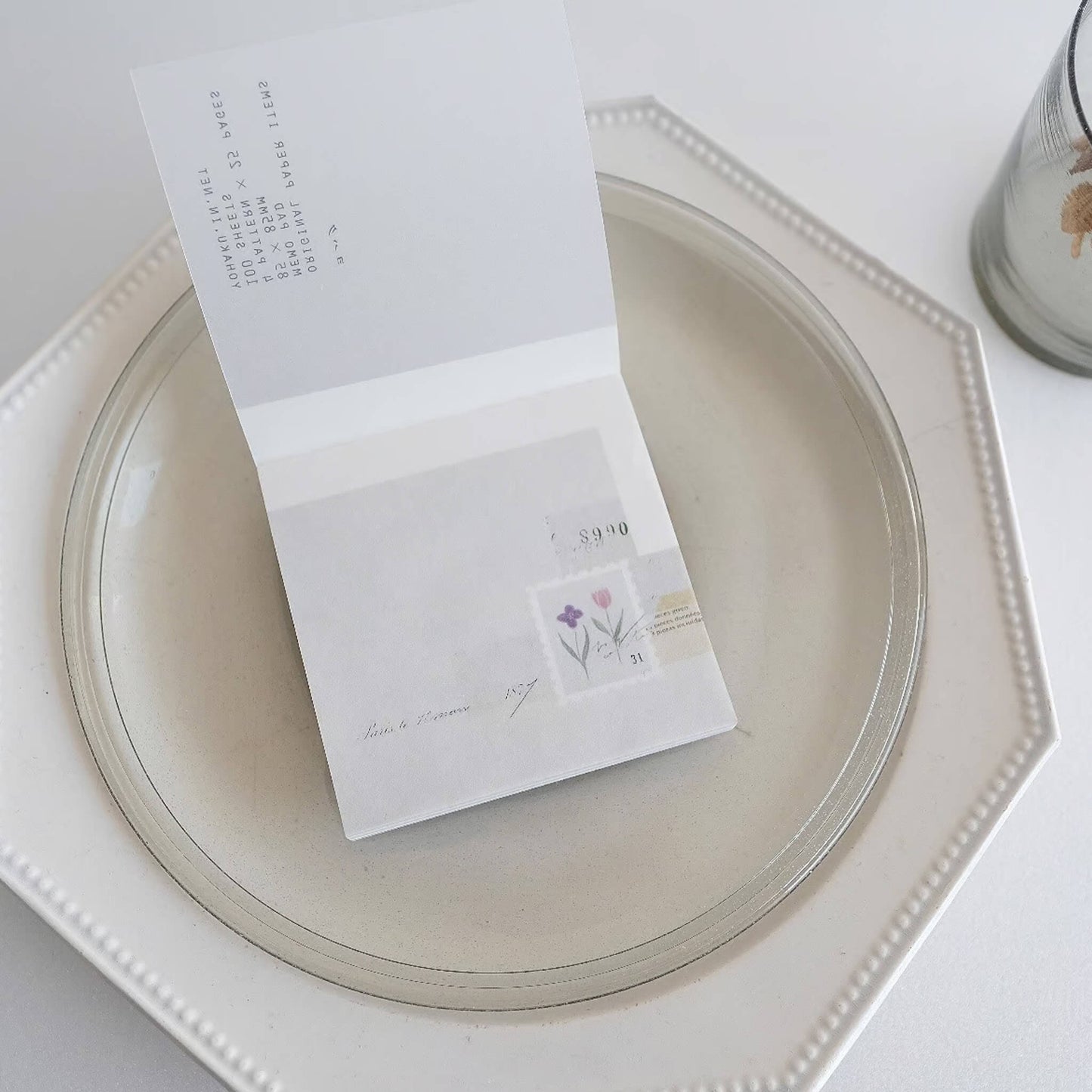 Yohaku Square Memo Pad M - 173 Garden - Memo Pads