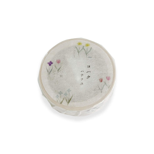 Yohaku Washi Tape Y - 166 Flower Dew - Washi Tapes