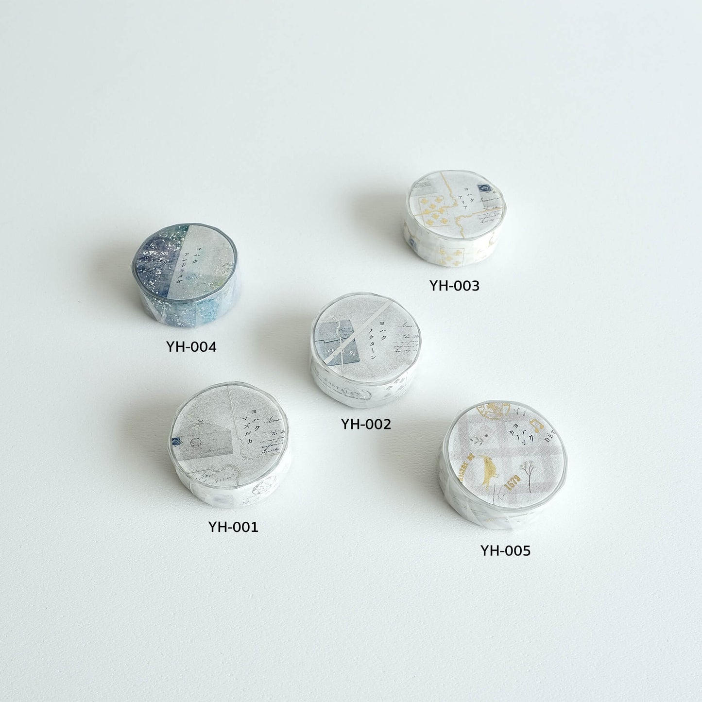 Yohaku Foil Washi Tape YH-001 Mazurka