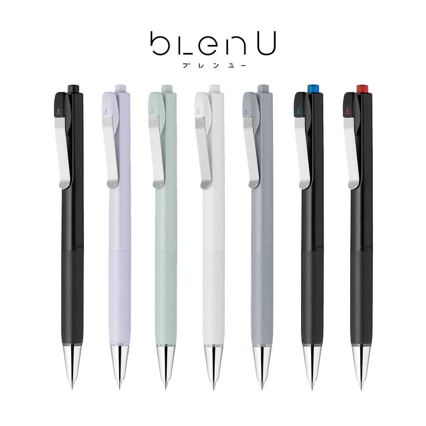 Zebra bLen U Ballpoint Pen 0.5mm - Black - Ballpoint Pens
