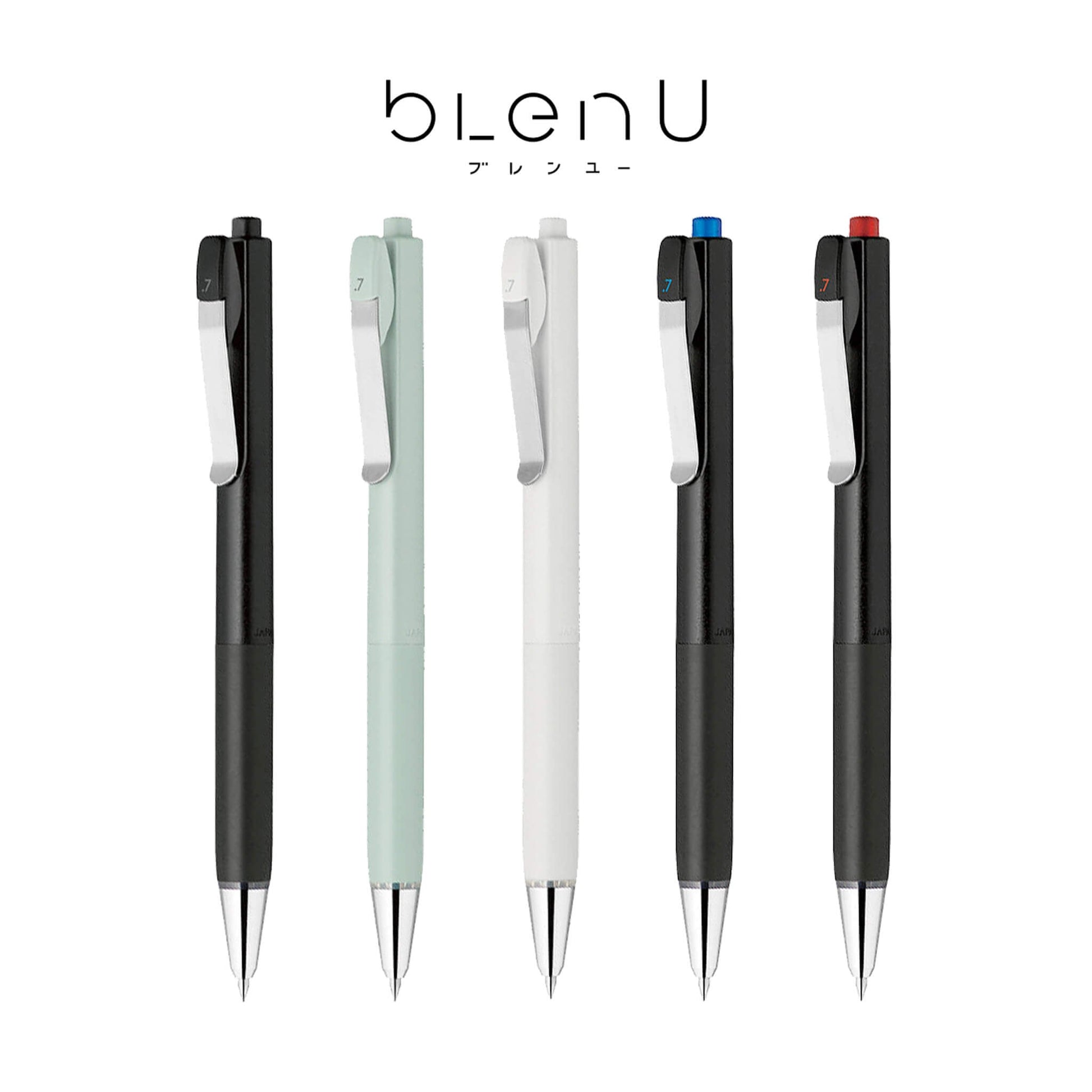 Zebra bLen U Ballpoint Pen 0.7mm - Black - Ballpoint Pens