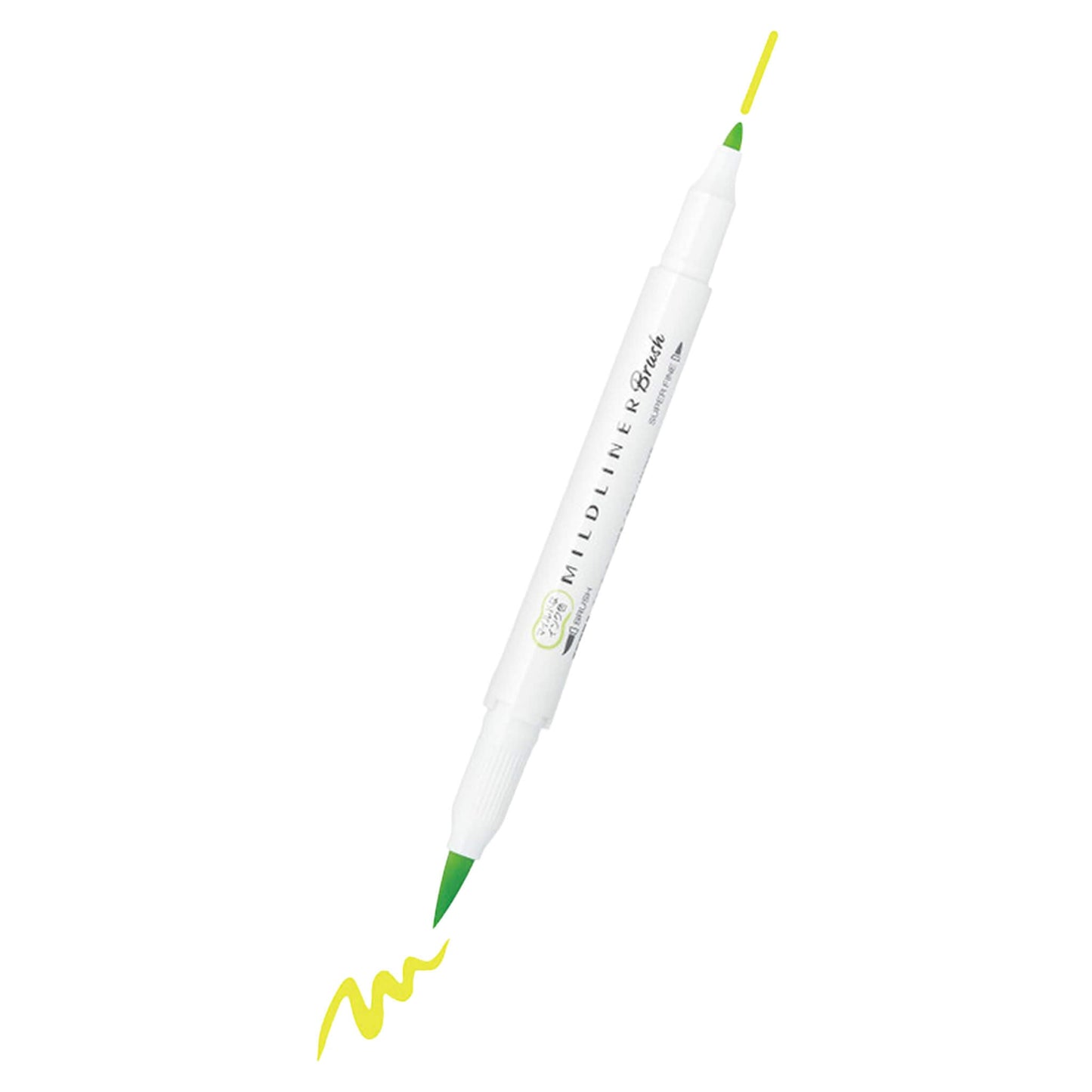 Zebra Mildliner Brush Pen - Sunny Mild Colors - Mild Citrus Green - Brush Pens