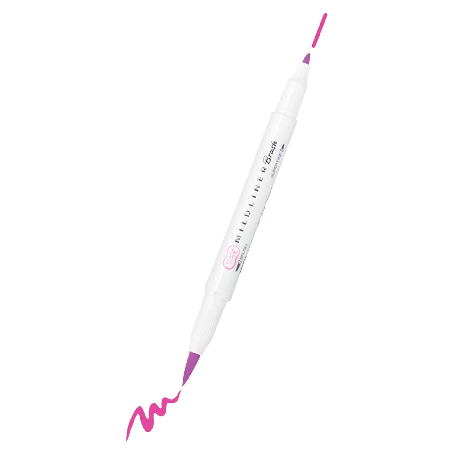 Zebra Mildliner Brush Pen - Sunny Mild Colors - Mild Fuchsia - Brush Pens