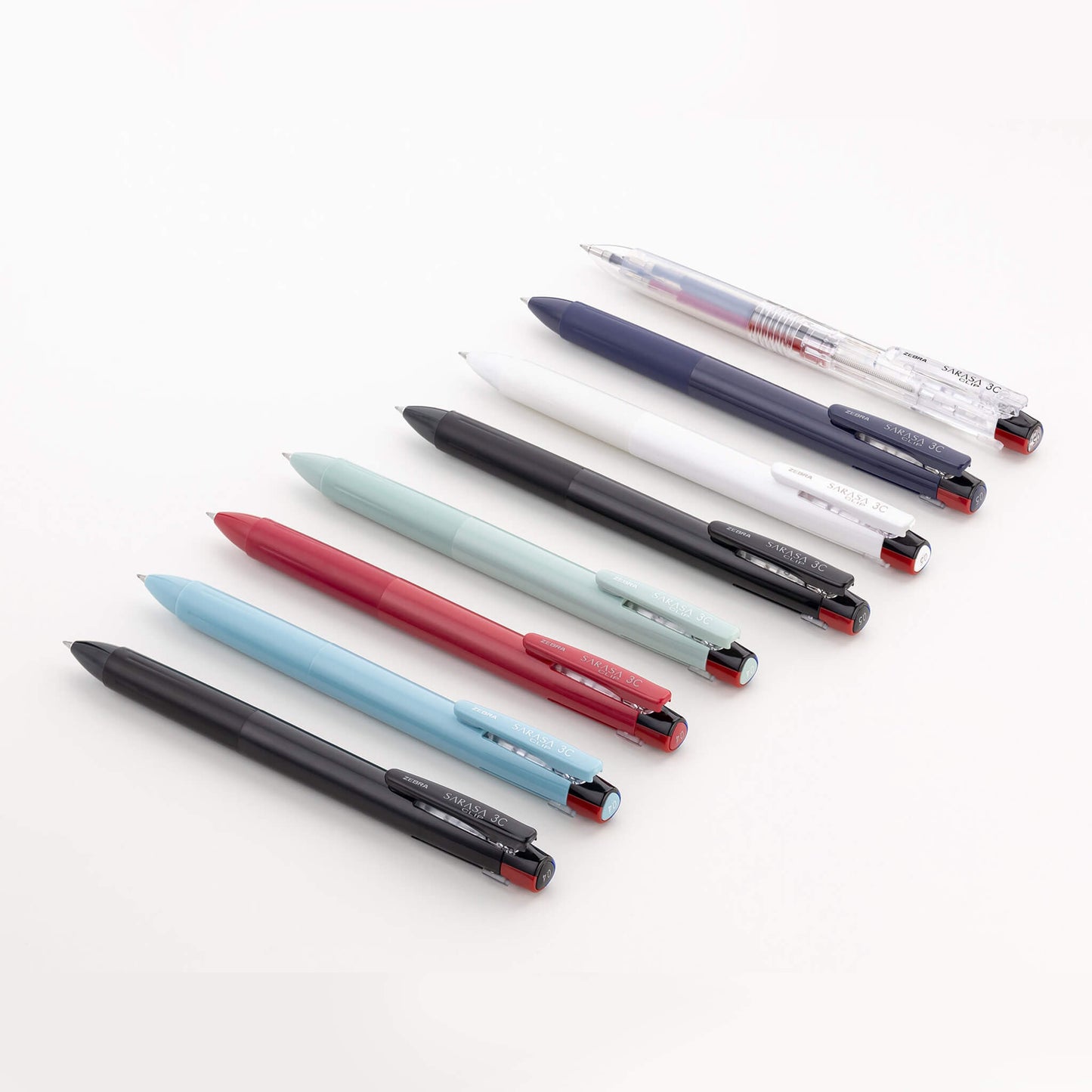 Zebra Sarasa Clip 3C Multi Gel Pen 0.4mm - Black - Multi - Color Pens