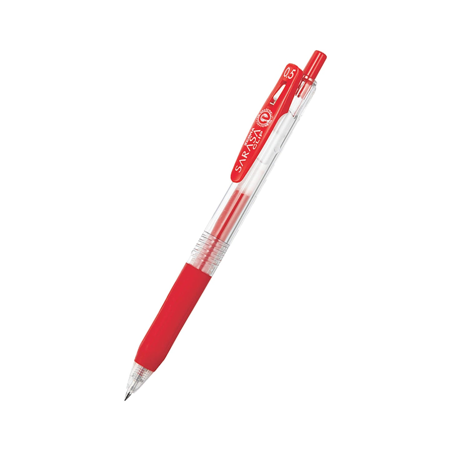 Zebra Sarasa Clip Gel Pen 0.5mm - Red - Gel & Rollerball Pens
