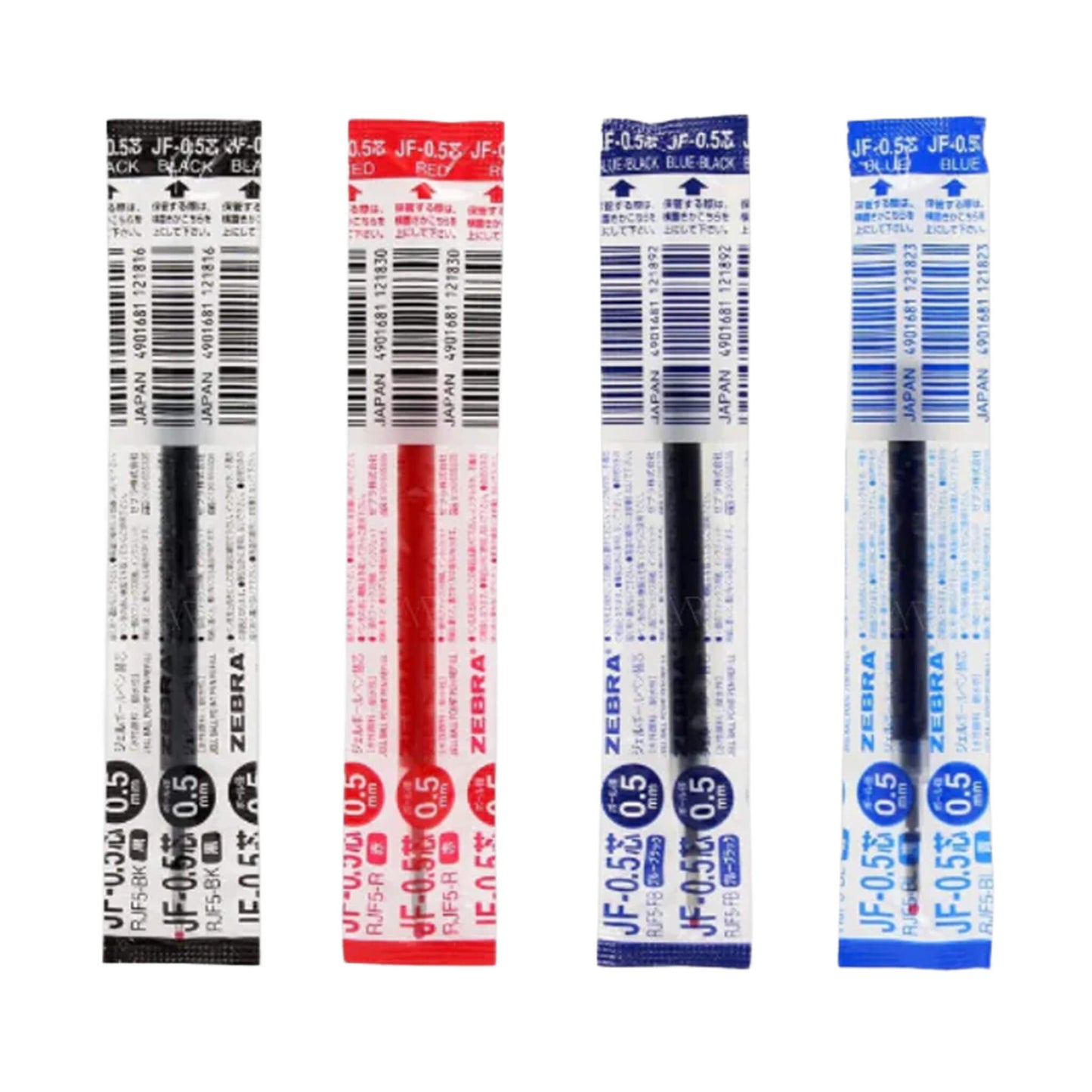 Zebra Sarasa Clip Gel Pen Refill JF - 0.5 0.5mm - Black - Pen Refills