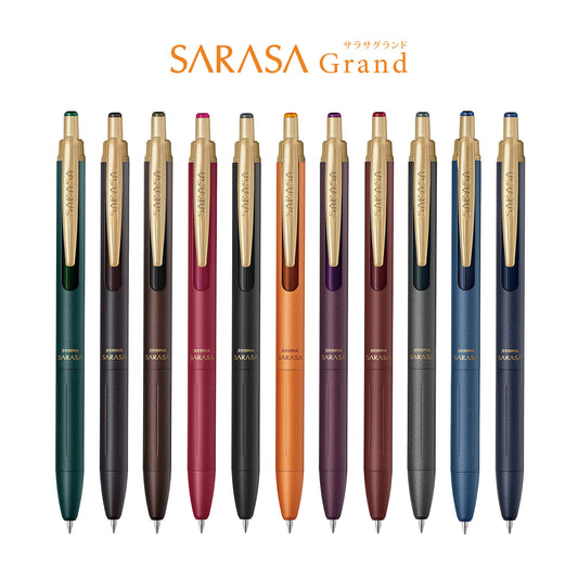 Zebra Sarasa Grand Vintage Gel Pen (2024 Renewal) - Black - Gel & Rollerball Pens