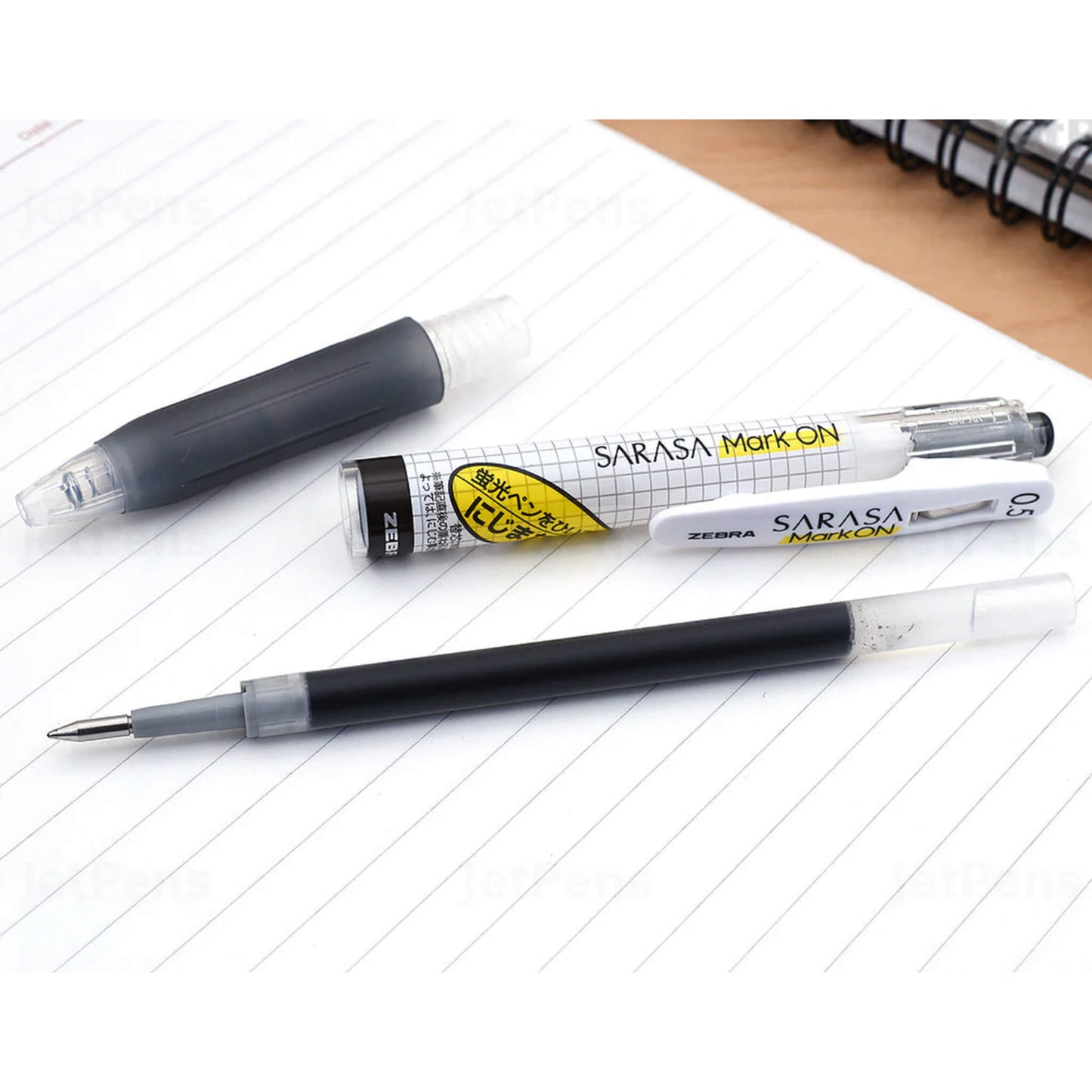 Zebra Sarasa Mark On Gel Pen Refill MJF - 0.5 Black - Pen Refills