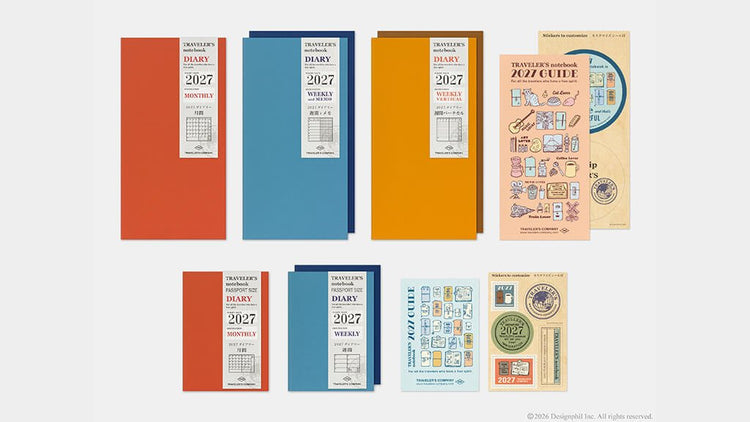 TRAVELER'S notebook 2027 Diary - Paper Whisper