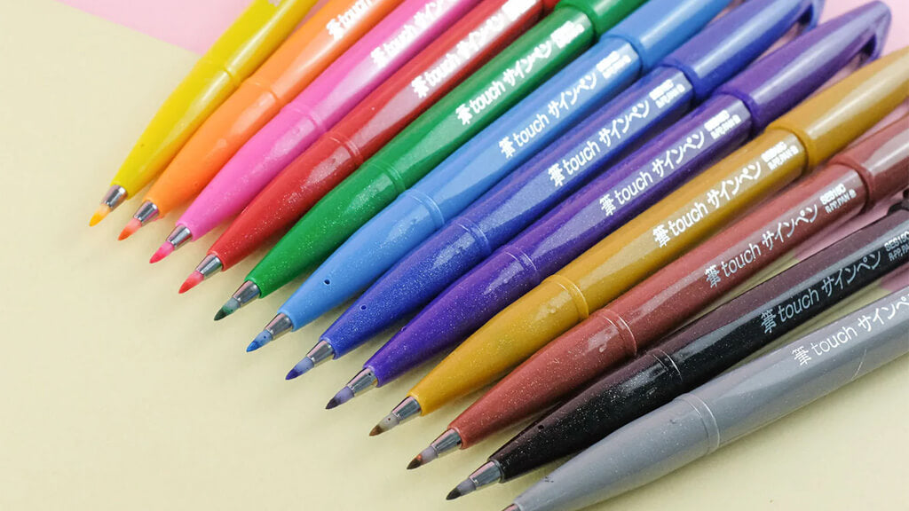 Pentel Brush Sign Pen - Paper Whisper