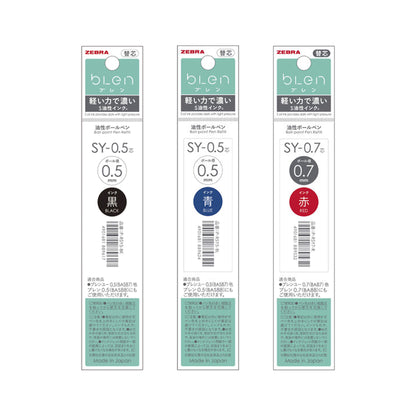 Zebra bLen U Ballpoint Pen Refill SY-0.5 0.5mm [Pennrefiller]