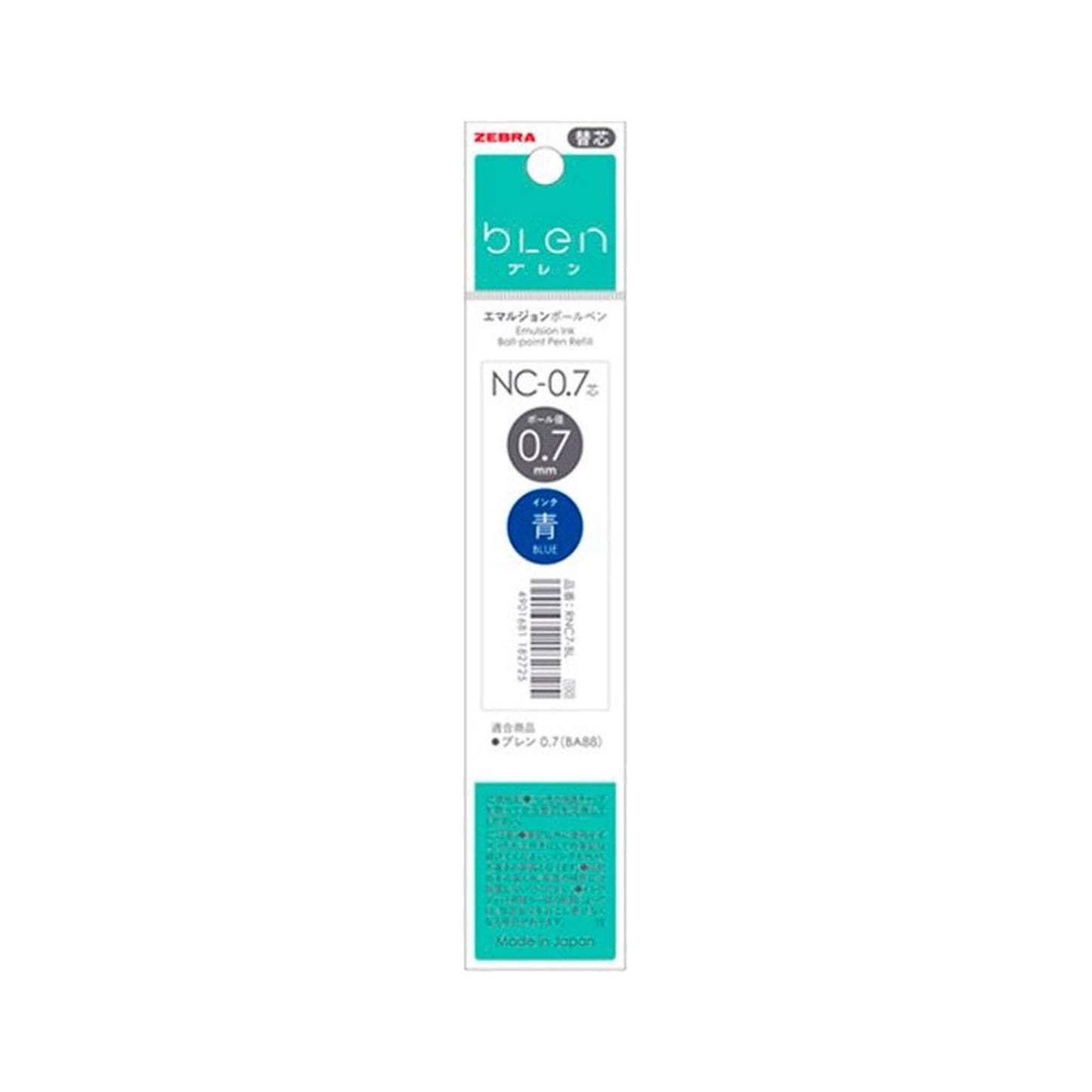 Zebra bLen Ballpoint Pen Refill NC-0.7
