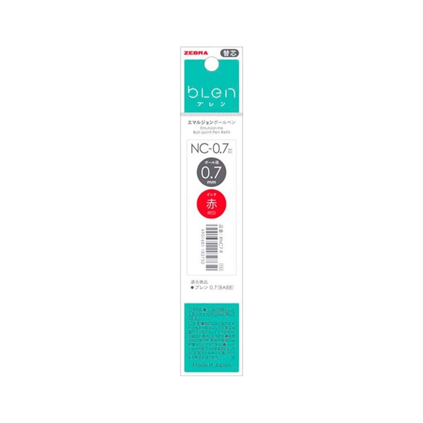 Zebra bLen Ballpoint Pen Refill NC-0.7