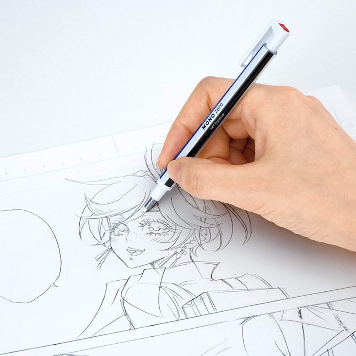 Tombow MONO Zero Pen Style Eraser - Rectangular Shape [Suddgummi]