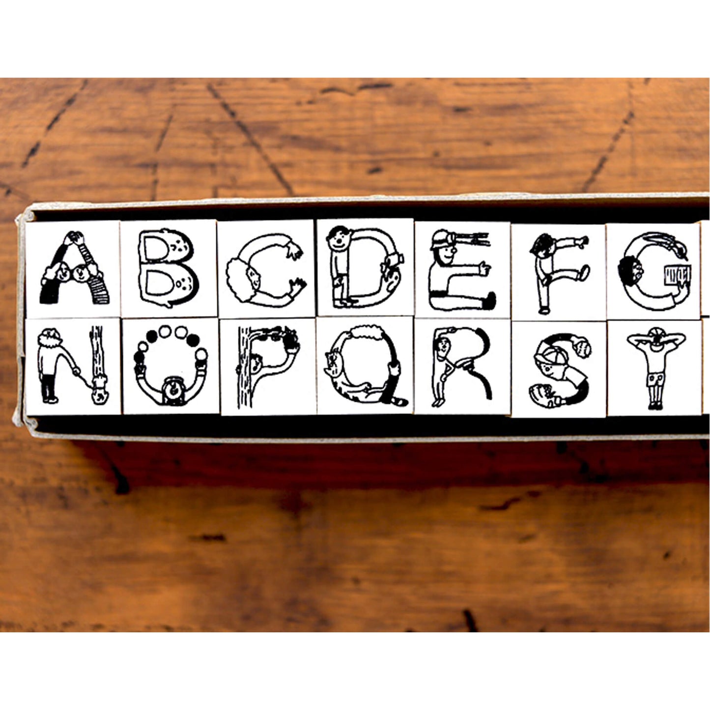 36 Sublo × Hoshino Shiho Alphabet Rubber Stamp Set - Rubber Stamps