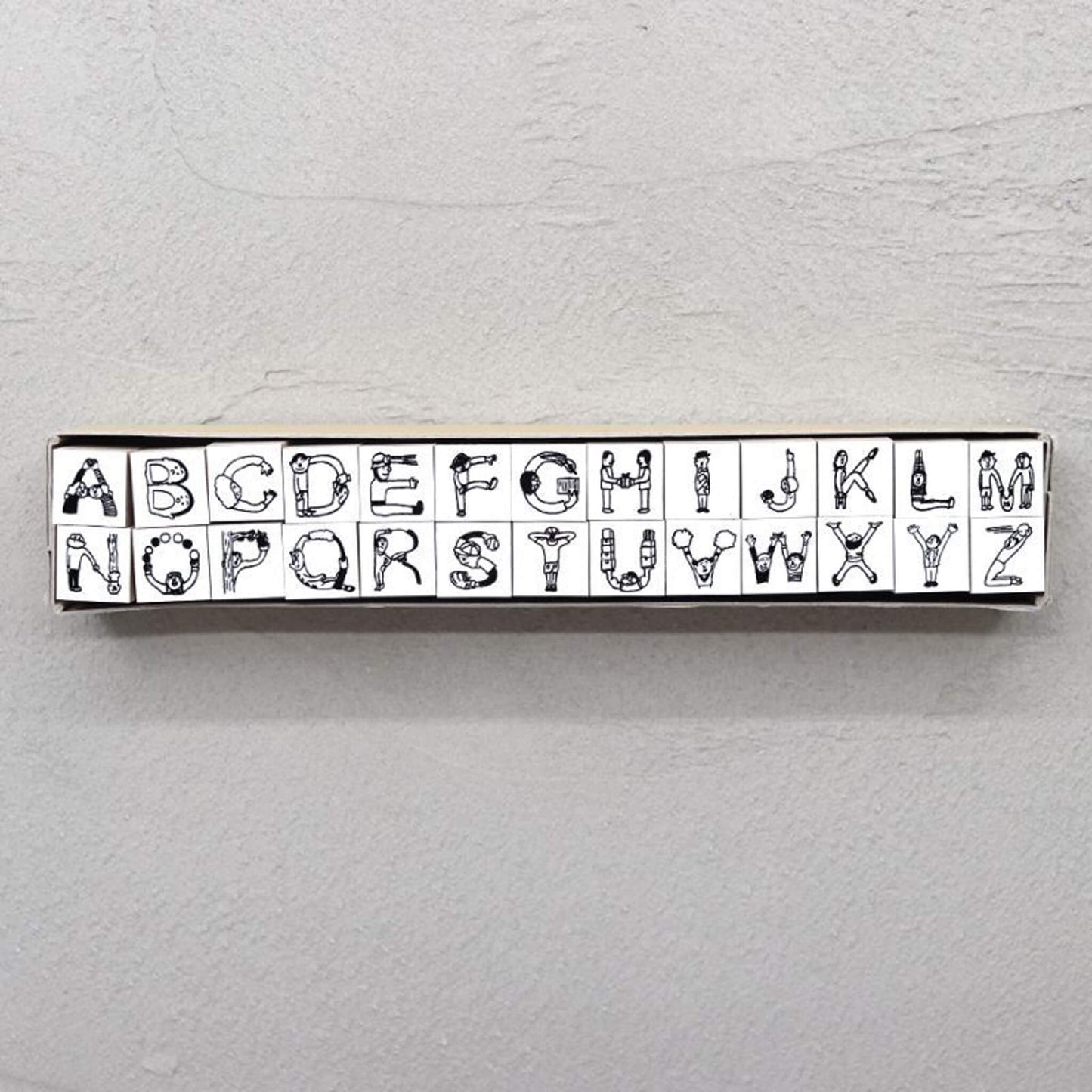 36 Sublo × Hoshino Shiho Alphabet Rubber Stamp Set - Rubber Stamps