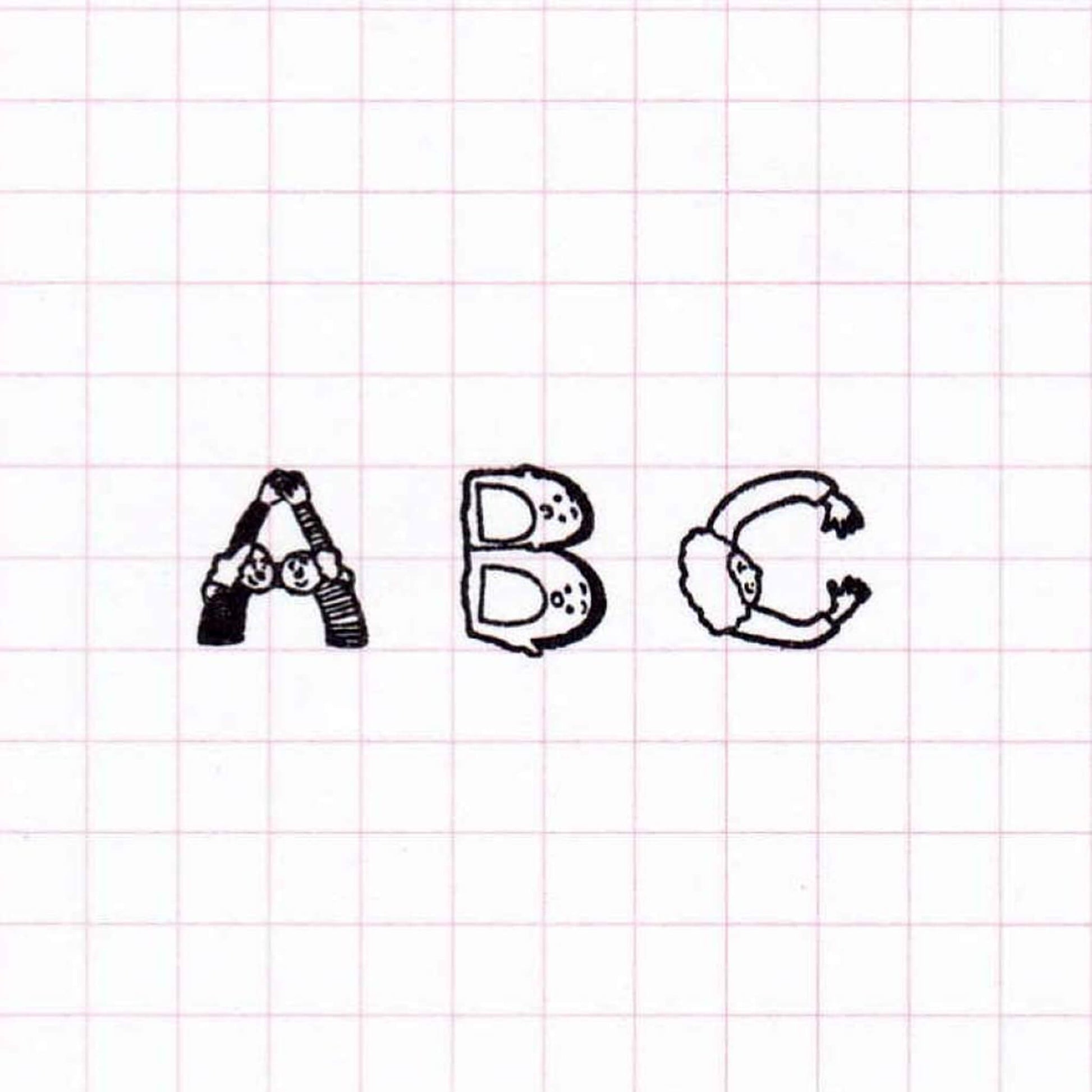 36 Sublo × Hoshino Shiho Alphabet Rubber Stamp Set - Rubber Stamps
