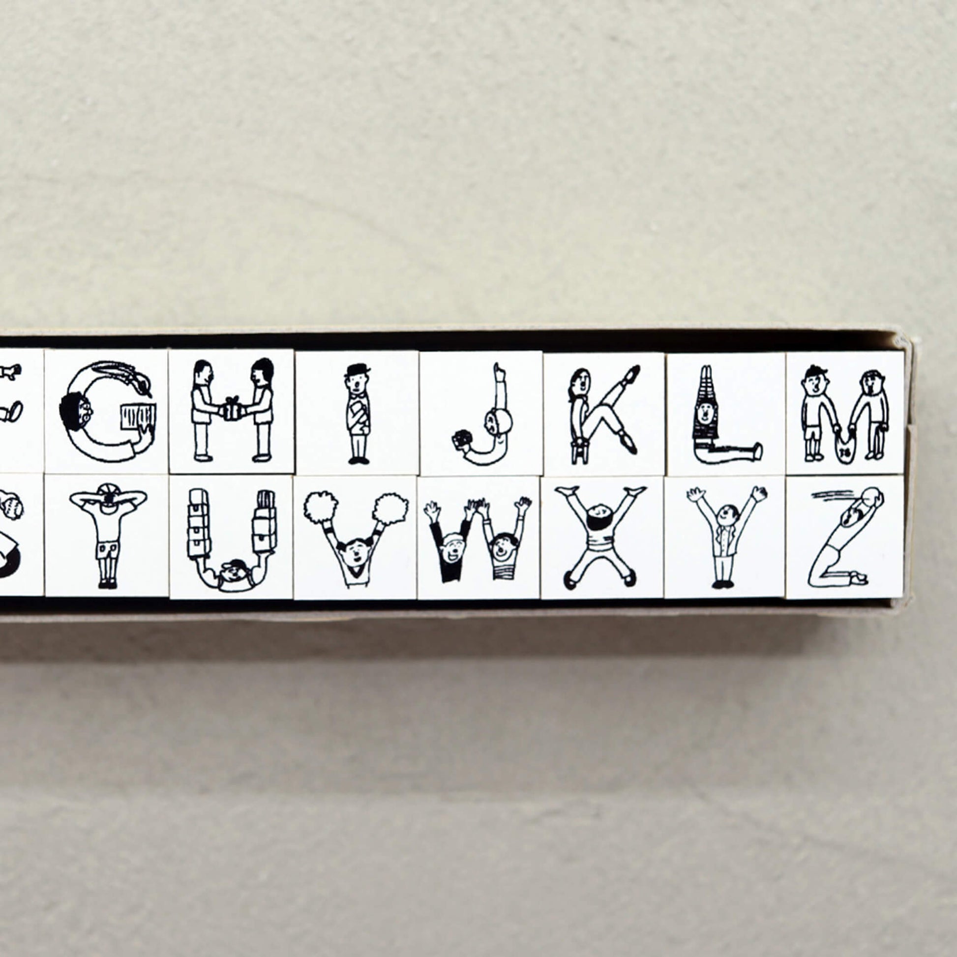 36 Sublo × Hoshino Shiho Alphabet Rubber Stamp Set - Rubber Stamps