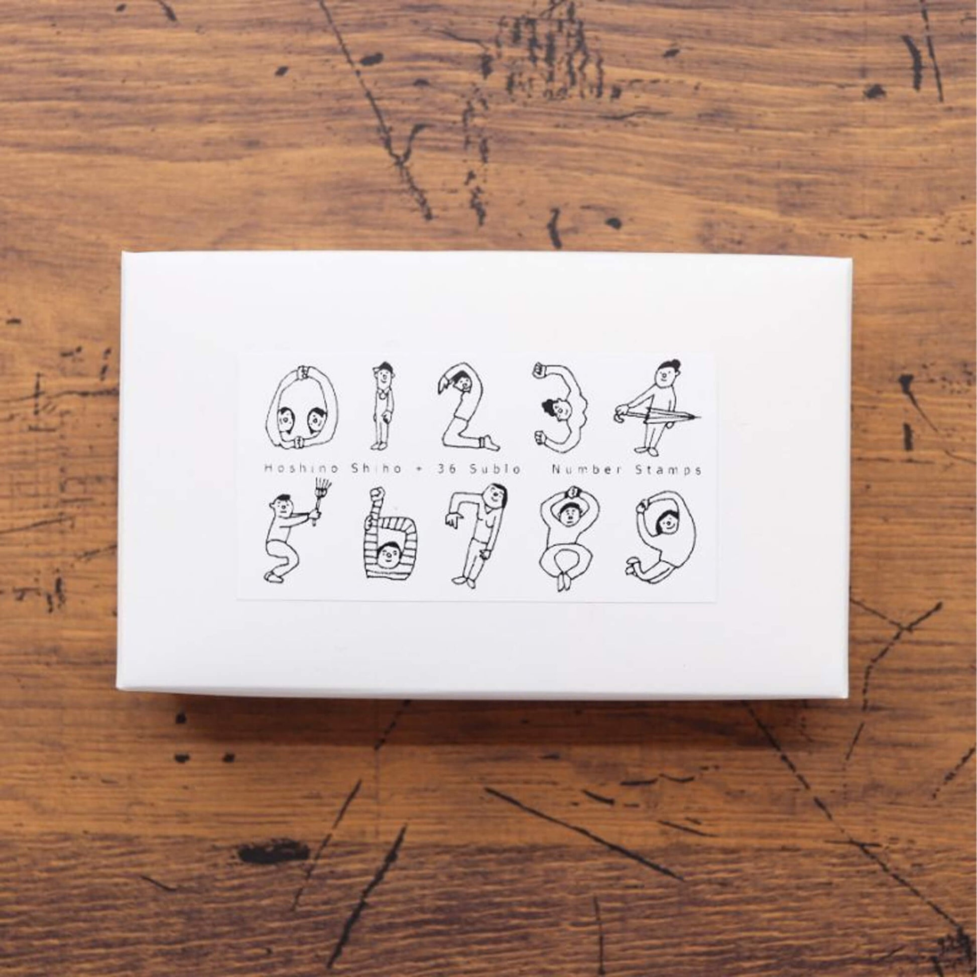 36 Sublo × Hoshino Shiho Number Rubber Stamp Set - Rubber Stamps