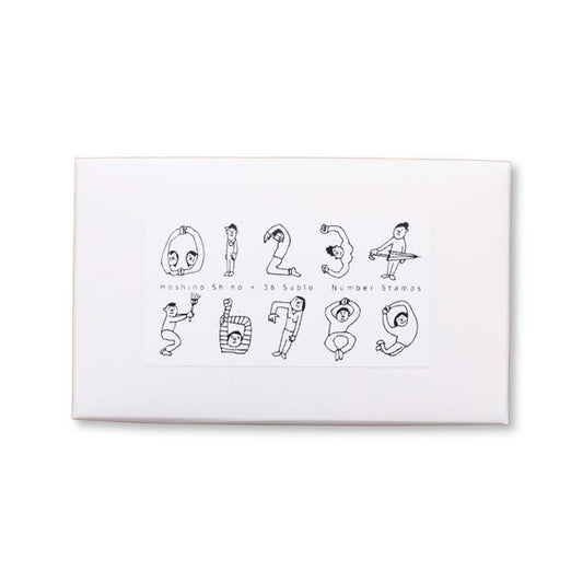 36 Sublo × Hoshino Shiho Number Rubber Stamp Set - Rubber Stamps